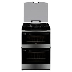 Zanussi ZCG63200XA Gas Cooker, Stainless Steel Stainless Steel